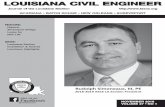 LOUISIANA CIVIL ENGINEER - LASCElouisiana section • american society of civil engineers Louisiana Engineering Center • 9643 Brookline Avenue • Baton Rouge, Louisiana 70809 The