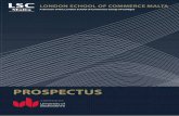 PROSPECTUS · courses in Business, Management, and Information Technology leading to globally recognised British and internationally accredited qualifications. The LSC Group is one