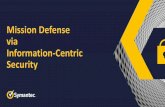 Mission Defense via Information-Centric Security · • Best Practices for Data Loss Prevention Overview ... Cloud Apps with CASB Removable Storage USB Hard Drives Cloud & Web Apps