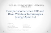 Comparison between LTE and Rival Wireless Technologiesmempf.com/427project/files/team_10_presentation.pdf · [5] C. Krapichler, "LTE, HSPA and Mobile WiMAX a comparison of technical