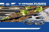 CORNELL PUMP COMPANY V-SERIES PUMPS · 2016-05-05 · V-SERIES ADVANTAGES: Renowned Cornell quality . Low-operating costs Exceptional pricing. High efficiency operation; up to 80%