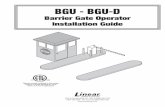 BGU-D - Linear Gate Openers · devices have been approved for use with this swing gate operator as part of a UL325 compliant installation: † Contact Edges Miller Edge Models MGO20,
