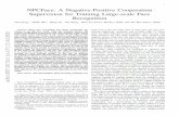 NPCFace: A Negative-Positive Cooperation Supervision for ...for face recognition [1], [2], [3], increasing research inter-est focuses on the large-scale face recognition whose major