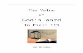 The Value of God's Wordunderstandingthebibleway.com/uploads/3/4/4/9/3449557…  · Web view4) To find that way is the highest wisdom. 5) God's sternest requirements are His most