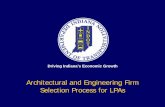 Architectural and Engineering Firm Selection Process for LPAs · Consultant Selection LPA RFP's Currently Advertised LPA RFP's Archive Architectural and Engineering Firm Selection