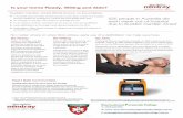 Is your home Ready, Willing and Able? · 1. All Mindray Automated External Defibrillators conform with the Australian Resuscitation Council Guidelines 2016 (many AEDs do not). 2.