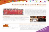 TI TREE SCHOOL TURNS 50 · THE NEWSLETTER OF THE CENTRAL DESERT REGIONAL COUNCIL, CENTRAL AUSTRALIA Central Desert News EDITION NO. 38 / DECEMBER 2019 TOWNS TUSSLE FOR TITLE OF TIDIEST