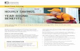 HOURLY SAVINGS. YEAR-ROUND BENEFITS....RTP pricing schedules are based on the season and the prior day’s temperature. There are seven different pricing schedules for RTP: three different