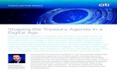Shaping the Treasury Agenda in a Digital Age · 2018-04-04 · driving prosperity. Shaping the Treasury Agenda in a Digital Age Digital transformation is shaping our world to an extent