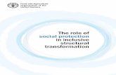 The role of social protection in inclusive structural ... · ii . Required citation: Kangasniemi, M., Knowles, M. & Karfakis, P. 2020. The role of social protection in inclusive structural