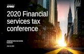 2020 Financial services tax conference FS-TaxCon… · Today’s presenters Name Title Firm name Email Enrique Martin Director, ... BEPS 2.0 —Pillar 1 will have transfer pricing
