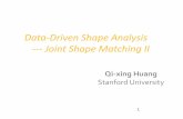 Data-Driven Shape Analysis --- Joint Shape Matching 2014-04-24آ  Initial Final Huang, Adams, Wand. Bayesian