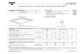 N-Channel 30-V (D-S) Fast Switching MOSFET · Vishay Siliconix Si7326DN Document Number: 74444 S-83051-Rev. C, 29-Dec-08 1 N-Channel 30-V (D-S) Fast Switching MOSFET FEATURES •