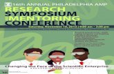 16th ANNUAL PHILADELPHIA AMP RESEARCH SYMPOSIUM …microbes.cae.drexel.edu/.../2013/...Poster-8.5x11.pdf · Sheraton University City Hotel | 36th & Chestnut Sts. | Philadelphia, PA