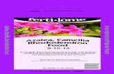 10695 Azalea Camellia 15lbs - ferti- Azalea Camellia... · PDF file 2016-05-25 · 10695 Azalea, Camellia, Rhododendron Food 10695 Azalea, Camellia, Rhododendron Food Azalea, Camellia,