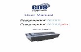 10300plus-10300 UM IngLAN - Compuprint · Thanks for choosing the Compuprint 10300 and 10300plus printer models. Your printer is a reliable working equipment that will be very useful