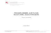 PROGRAMME D’ETUDE GUITARE ELECTRIQUELeavitt, William G. Recueil : A modern method for guitar, Book 1 B) Accompagnements rythmiques Beatles, The Here, There, Everywhere Clapton, Eric