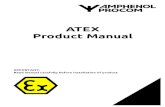 ATEX Product Manual - AMPHENOL PROCOM...Document version: 3r3 Page 4 of 34 1. Introduction The ATEX certified antennas are developed and produced by Amphenol Procom. The antennas are