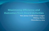 New Jersey Credit Union League Webinar Series December 9, 2014 · Webinar Series December 9, 2014 . ... accounting practices, including the ability to read and understand the Federal