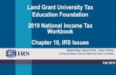Land Grant University Tax Education Foundation 2019 ... · taxpayers reporting they were IDT victims (Form 14039); ... (Page 392) Tax Security 2.0 – A “Taxes-Security-Together”
