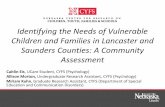 Identifying the Needs of Vulnerable Children and …...Rationale for study Current project investigates educational, social, and health needs of low-income children age birth to five