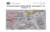 PROTON DRIVER STUDY II - lss.fnal.gov · In Part A of this report, the design of an 8-GeV synchrotron-based Proton Driver is presented. Compared with the 16-GeV design, it reduces