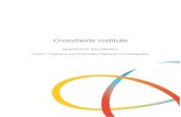 Crossfields Institute · Crossfields Institute Qualification Specification Level 7 Diploma and Extended Diploma in Osteopathy
