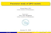 Parameter study of QPO models - TIFRPrerna Rana Parameter study of QPO models January 21, 2016 8 / 34 4. Warped disc model Interaction between small amplitude disk oscillations and