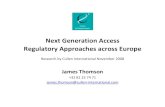 Next Generation Access Regulatory Approaches across Europebroadband.cti.gr/el/download/NGA_Cullen.pdf · 1 NGA plans – Incumbent Telcos 2 NGA plans – Other Telcos, Cable 3 NGA-based