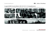 Logix5000 Controllers IEC 61131-3 Compliance ......Programming Manual Logix5000 Controllers IEC 61131-3 Compliance Catalog Numbers 1756 ControlLogix, 1769 CompactLogix, 1789 SoftLogix,