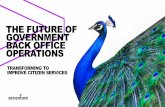 THE FUTURE OF GOVERNMENT BACK OFFICE OPERATIONS...traditional, monolithic ERP solutions will be 75% less effective in supporting digital business strategies. —Gartner Are you investing