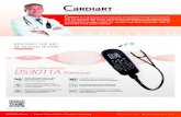 DS3011傳單延伸 英文版 A4單面 · REVIVING THE ART OF AUSCULTATION Electronic Stethoscope DS3011A Premium Scan the barcode of the patients’ID to establish the personal ﬁle
