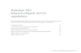 Adobe XD March/April 2019 updates - …ptgmedia.pearsoncmg.com/imprint_downloads/peachpit/peach...ADOBE XD CLASSROOM IN A BOOK (UPDATES) 1Adobe XD March/April 2019 updates The March/April