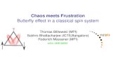 Chaos meets Frustration Butterfly effect in a classical spin system · 2018-10-21 · Chaos meets Frustration Butterfly effect in a classical spin system Author: Thomas Bilitewski