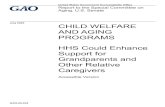 GAO-20-434, Accessible Version, CHILD WELFARE AND AGING ... · aging officials in one community said it would be helpful if ACL provided information on promising practices with good