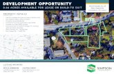 DEVELOPMENT OPPORTUNITY · live within a 90-minute drive of the airport. ... golf is a favorite activity in Greensboro, and Sedgefield Country Club hosts the Wyndham Championship