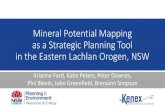 NSW Zone 54 Mineral Potential Mapping...Porphyry Cu-Au Mineral System • Ordovician to early Silurian porphyry Cu- Au mineralisation associated with fertile magmas within the Macquarie
