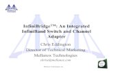InfiniBridgeTM: An Integrated...Scatter Gather List System Memory Channel 1 Channel 2 Channel 16M Kernel User Channel Based Channel Detail User Space Communication DMA engine supports