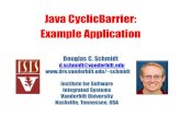 Java CyclicBarrier: Example Applicationschmidt/cs891s/2020-PDFs/10.4.3-CyclicB… · 2 •Understand the structure & functionality of Java CyclicBarrier •Recognize the key methods
