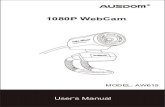 1080P Introduction Package Contents Features Thank you for purchasing AUSDOM AW615 1080P HD WebCam,