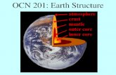 OCN 201: Earth Structure...Internal Structure of the Earth: IV • Lithosphere is cool, rigid, can support loads and includes the crust and uppermost mantle • Asthenosphere is near