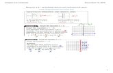 Chapter 4.3.notebook December 14, 2015 · Chapter 4.3 — Graphing Horizontal and Vertical Lines GOAL: Graph horizontal and vertical lines. EQUATIONS OF HORIZONTAL AND VERTICAL LINES