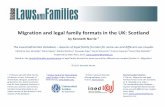 Migration and legal family formats in the UK: ScotlandThe experts, the authors, the editors, the Institut national d’études démographiques and Leiden University cannot be held