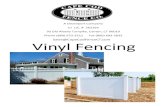Sales@CapeCodFenceCT.com Vinyl Fencing€¦ · A Davenport Company CT LIC. # 562166 30 Old Albany Turnpike, Canton, CT 06019