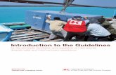 Introduction to the Guidelines · Introduction to the Guidelines for the domestic facilitation and regulation of international disaster relief and initial recovery assistance ...