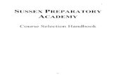 1 SUSSEX PREPARATORY ACADEMY 3 Sussex Preparatory Academy Educational Program ENGLISH Course Title Credit
