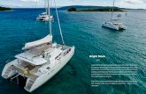 Bright Moon - cata-sailing.comcata-sailing.com/wp-content/uploads/2018/01/Bright-Moon.pdf · Bright Moon SPLIT Lagoon 450 combines plenty relaxing outdoor spaces with a stylish interior