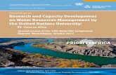 Proceedings on Research and Capacity Development on Water … · 2019-03-29 · UN-Water Decade Programme on Capacity Development (UNW-DPC) Proceedings on Research and Capacity Development