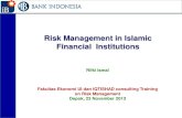 Risk Management in Islamic Financial Institutionsstaff.ui.ac.id/system/files/users/rifki.ismal/material/...•Risk management in Islamic banking deals with minimizing lack of information