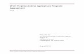 West Virginia Animal Agriculture Program Assessment · 2015-09-02 · West Virginia had 14,261 farms statewide with livestock and poultry in 2007 (USDA, 2009) and 12,752 farms statewide